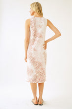 Load image into Gallery viewer, pink leopard knit tank dress
