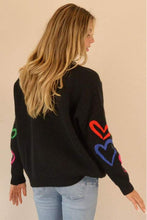 Load image into Gallery viewer, hearts sweater
