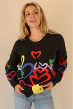 Load image into Gallery viewer, hearts sweater
