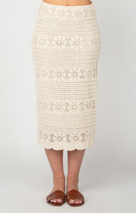 crocheted skirt